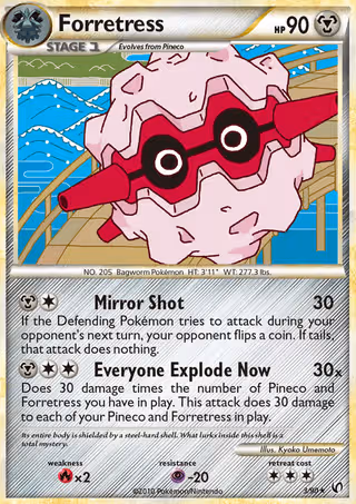 Forretress 3/90 Pokemon card