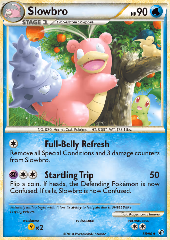 Slowbro 38/90 Pokemon card