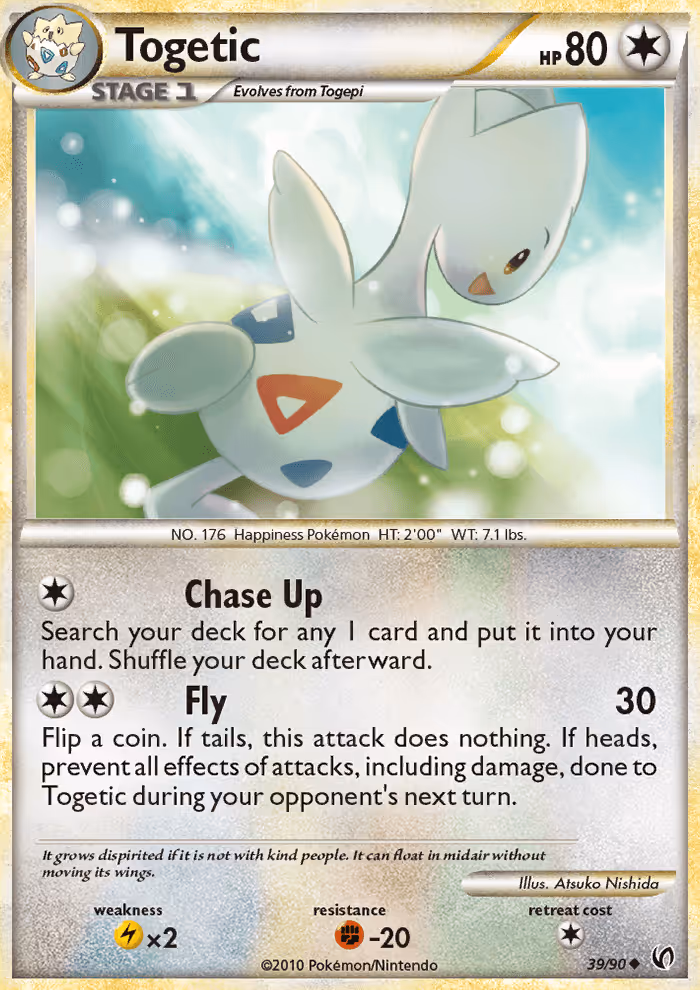 Togetic 39/90 Pokemon card
