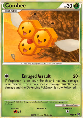 Combee 44/90 Pokemon card