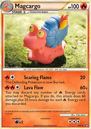 Magcargo 6/90 Pokemon card