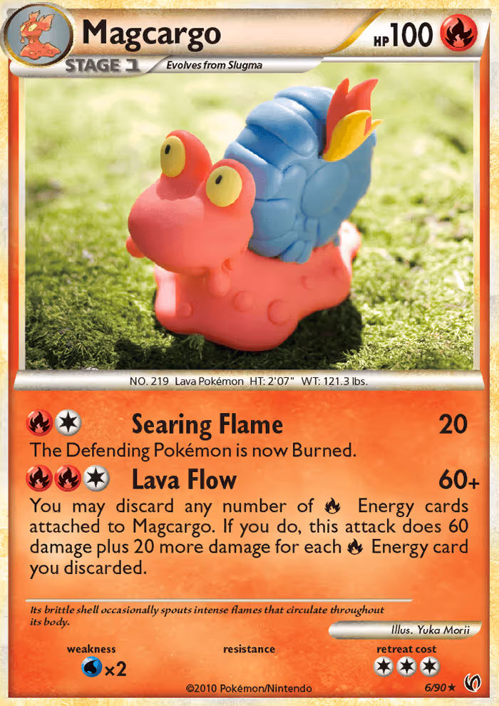 Magcargo 6/90 Pokemon card