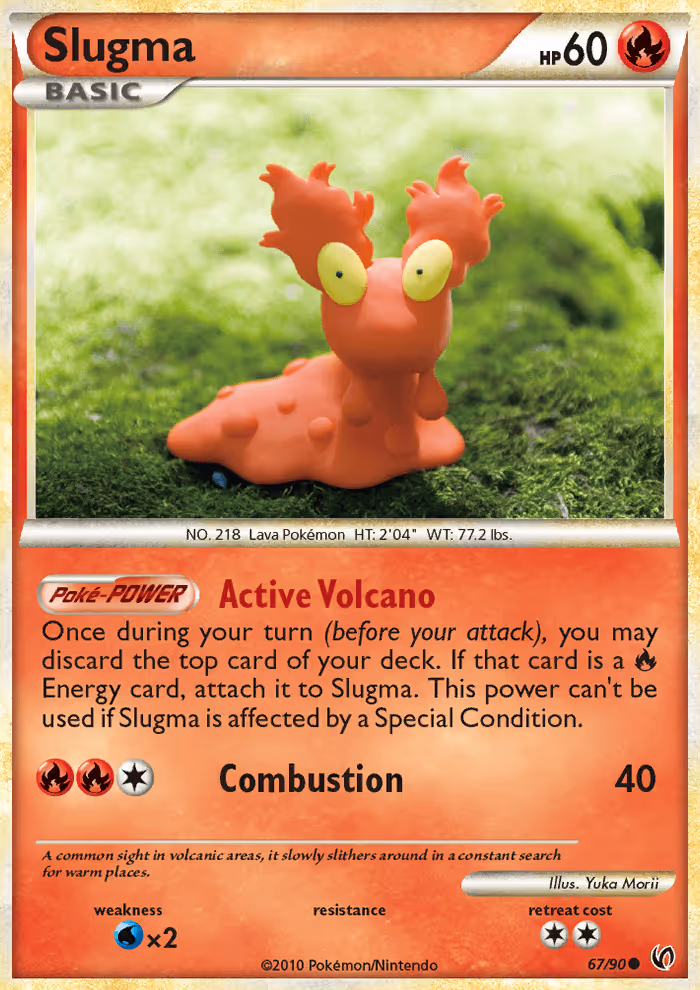 Slugma 67/90 Pokemon card
