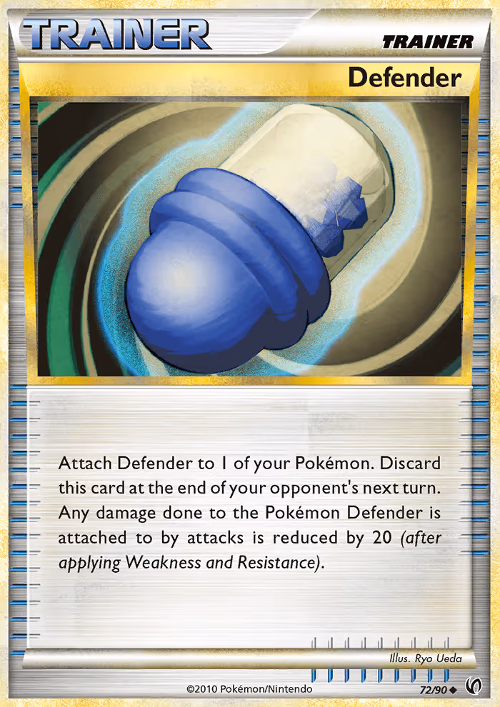 Defender 72/90 Pokemon card