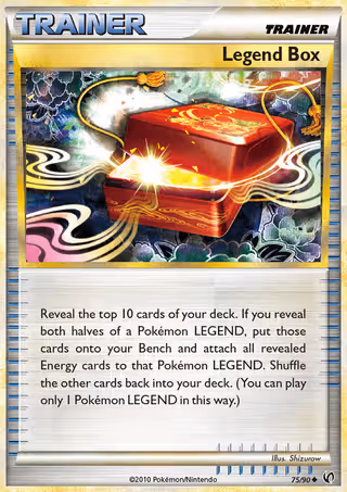Legend Box 75/90 Pokemon card
