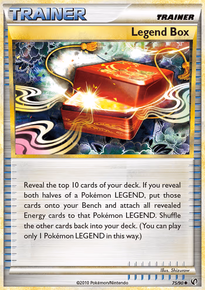 Legend Box 75/90 Pokemon card