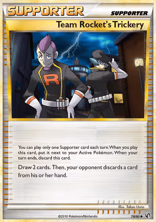 Team Rocket's Trickery 78/90 Pokemon card