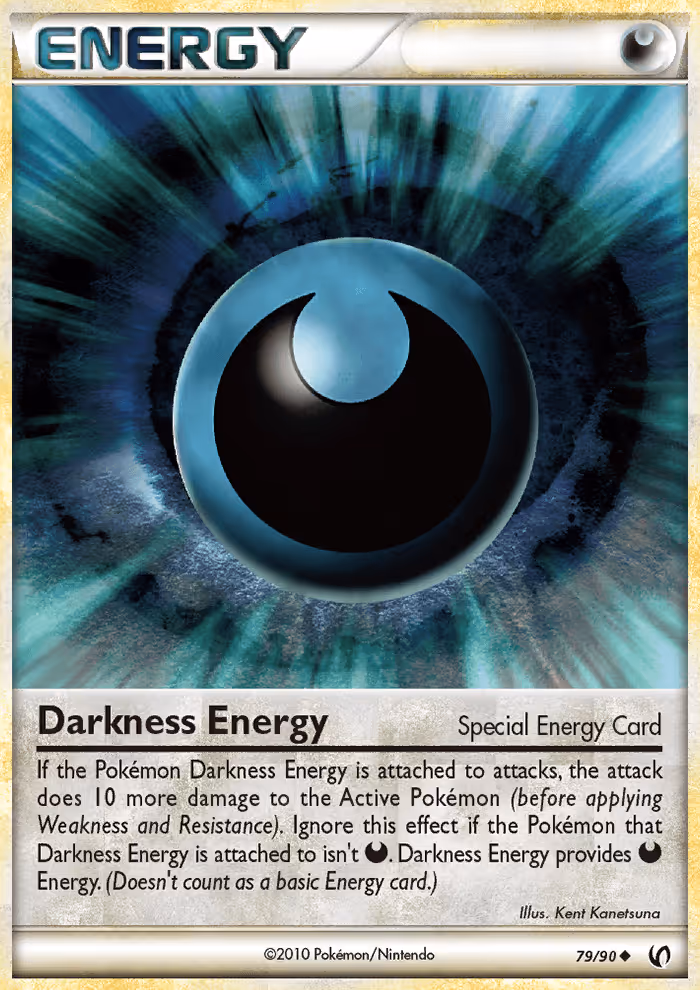 Darkness Energy 79/90 Pokemon card