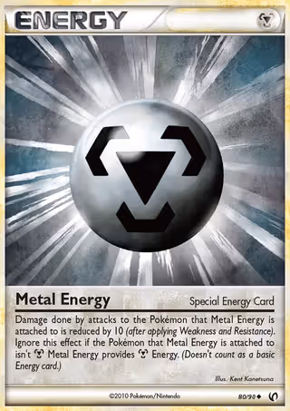 Metal Energy 80/90 Pokemon card