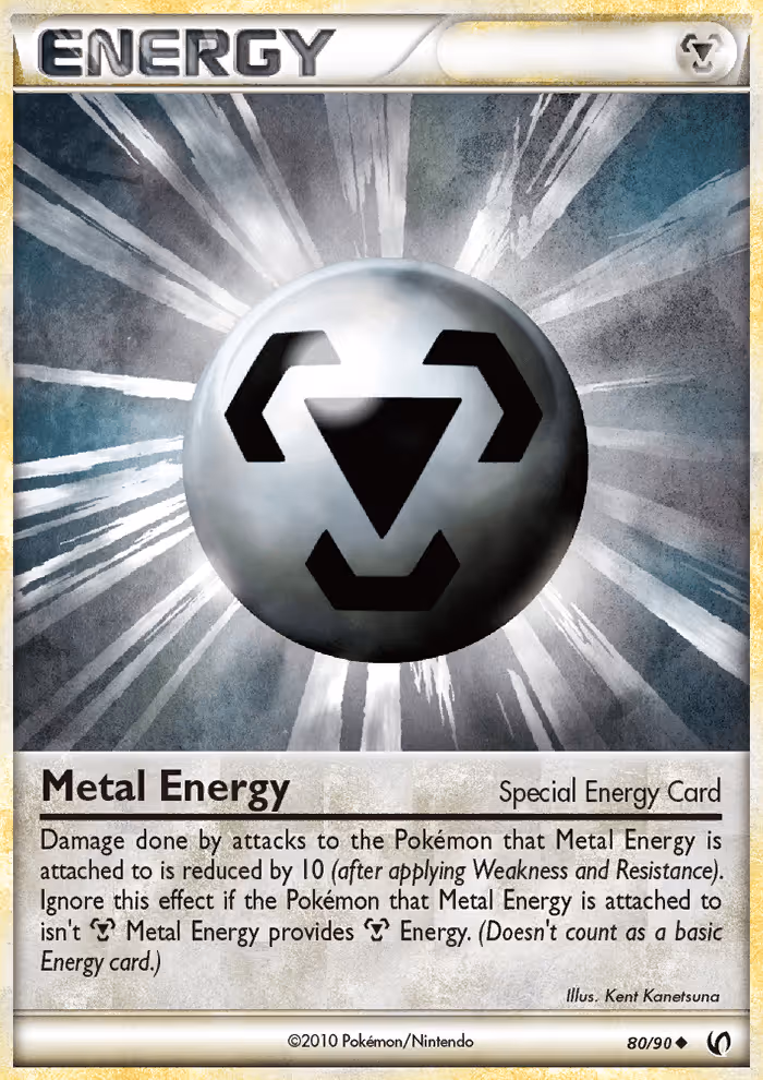 Metal Energy 80/90 Pokemon card