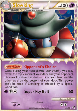 Slowking 85/90 Pokemon card