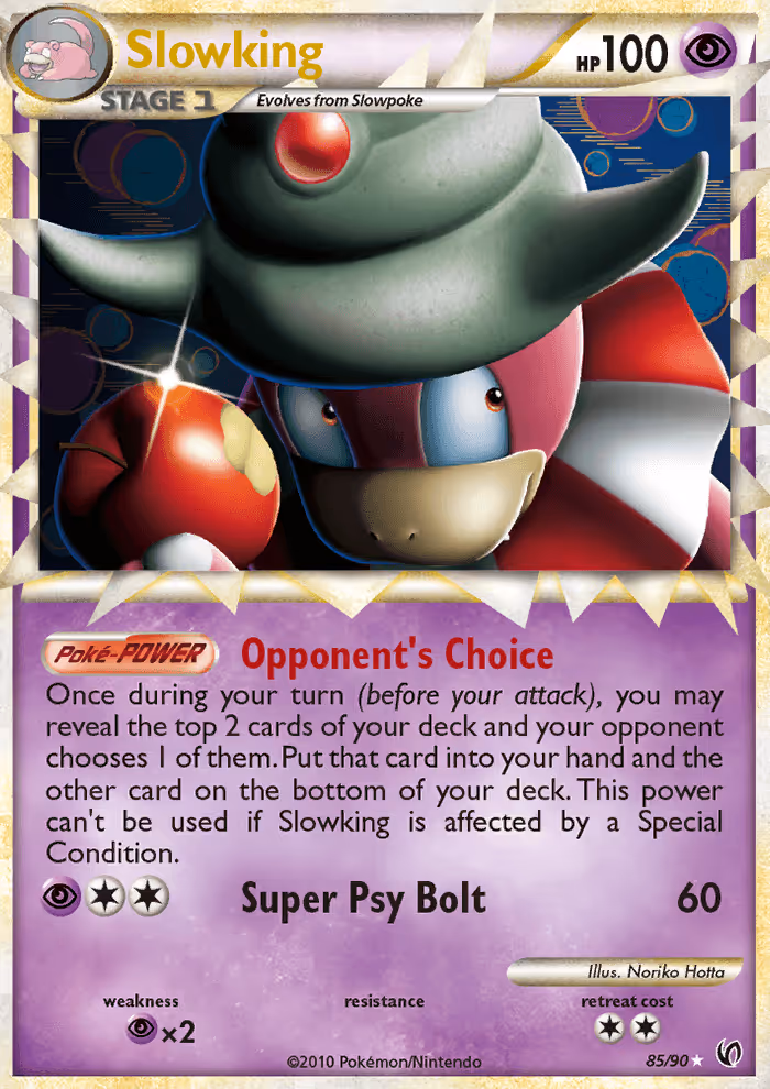 Slowking 85/90 Pokemon card