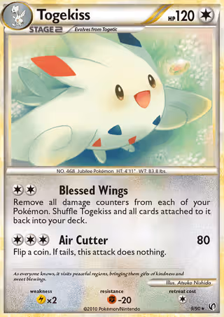 Togekiss 9/90 Pokemon card