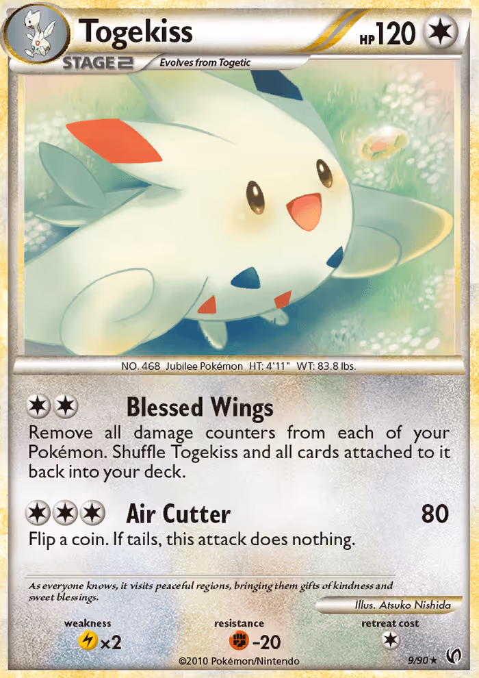 Togekiss 9/90 Pokemon card