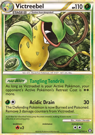 Victreebel 12/102 Pokemon card