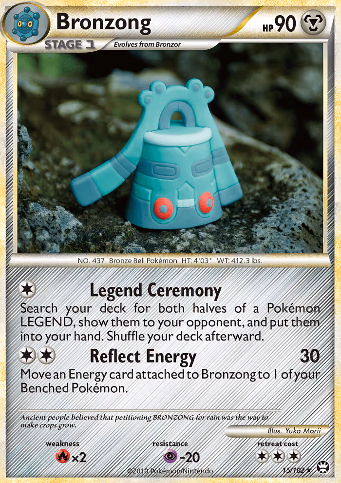 Bronzong 15/102 Pokemon card