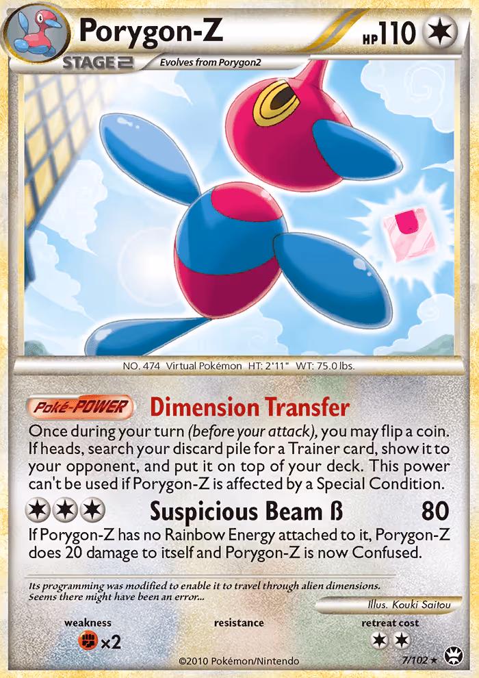 Porygon-Z 7/102 Pokemon card
