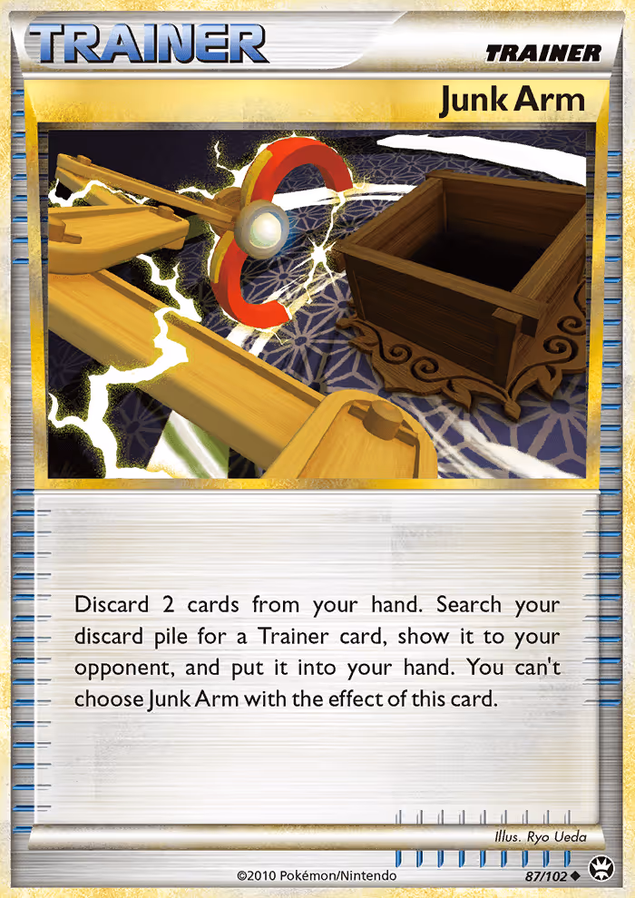 Junk Arm 87/102 Pokemon card