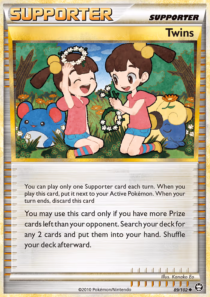 Twins 89/102 Pokemon card
