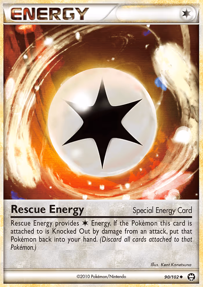 Rescue Energy 90/102 Pokemon card
