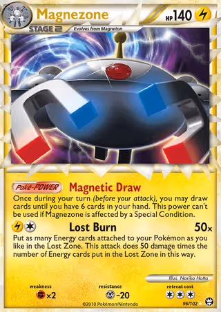 Magnezone 96/102 Pokemon card