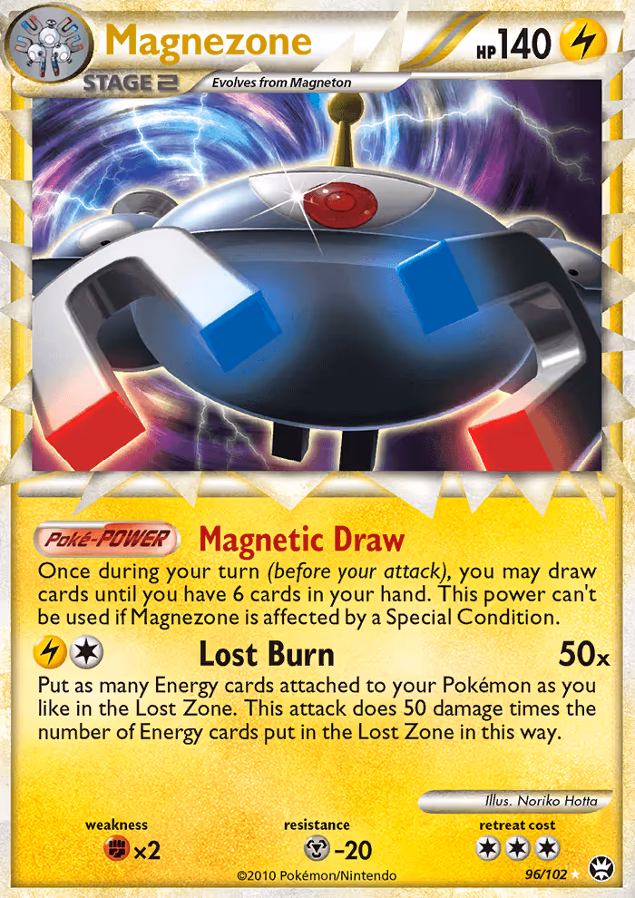 Magnezone 96/102 Pokemon card