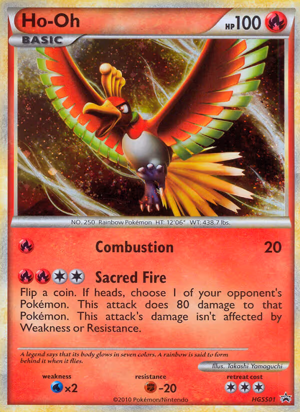 Ho-Oh HGSS01 Pokemon card