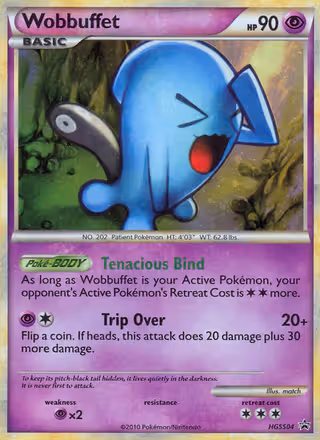 Wobbuffet HGSS04 Pokemon card