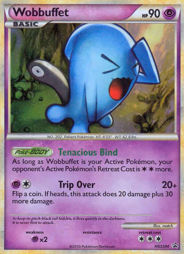 Wobbuffet HGSS04 Pokemon card