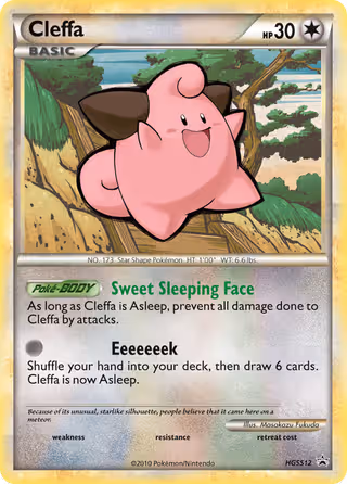 Cleffa HGSS12 Pokemon card