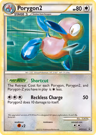 Porygon2 HGSS23 Pokemon card