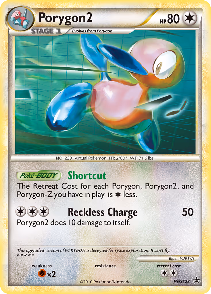 Porygon2 HGSS23 Pokemon card