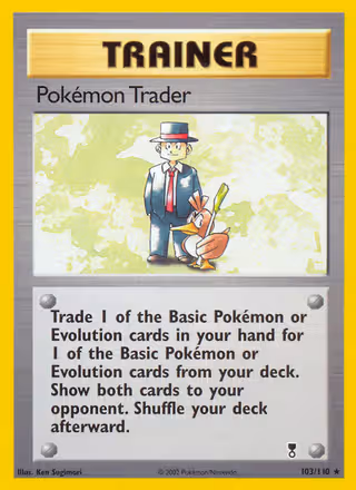 Pokémon Trader 103/110 Pokemon card