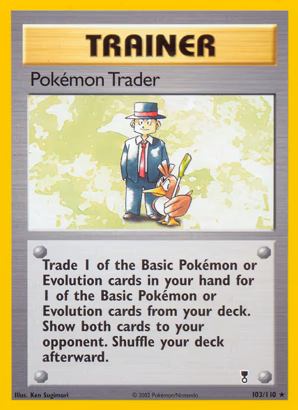 Pokémon Trader 103/110 Pokemon card