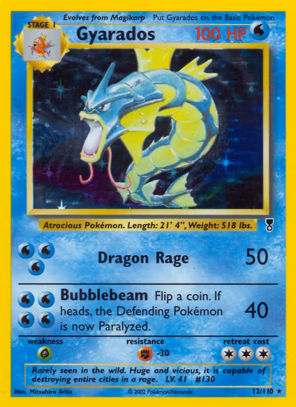 Gyarados 12/110 Pokemon card