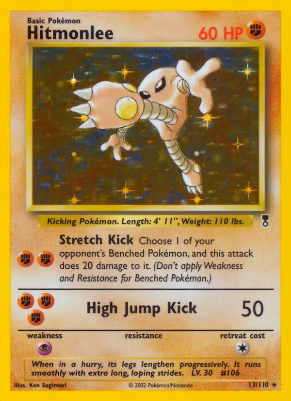 Hitmonlee 13/110 Pokemon card