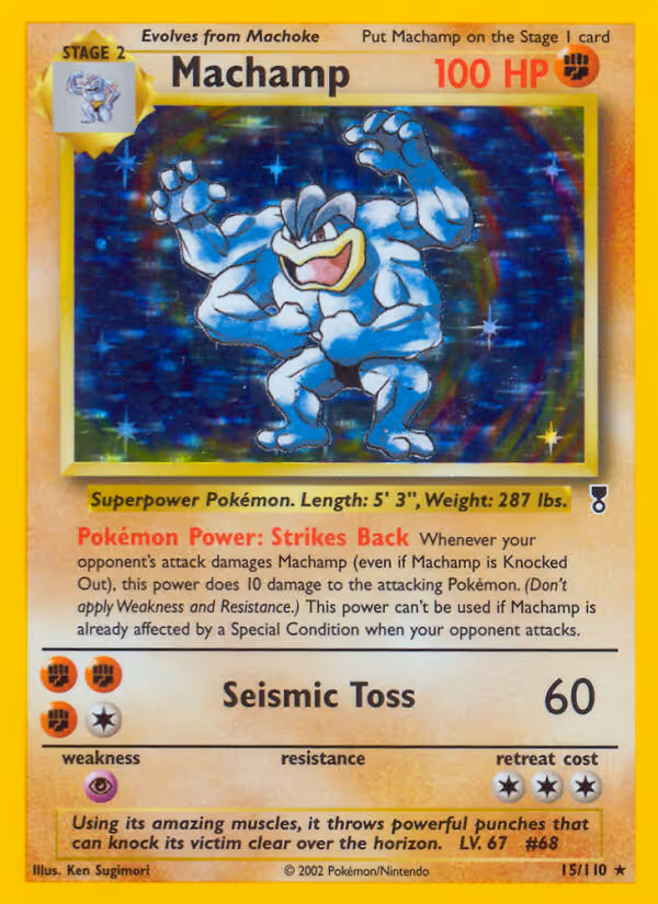 Machamp 15/110 Pokemon card