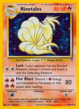 Ninetales Pokemon card