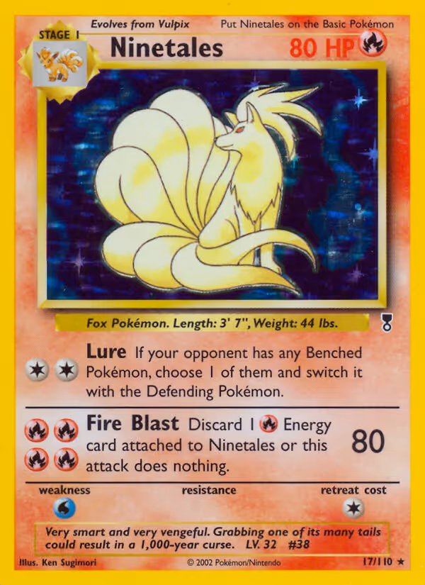 Ninetales Pokemon card