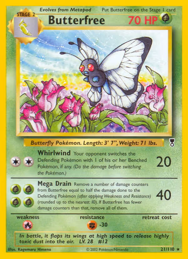 Butterfree 21/110 Pokemon card