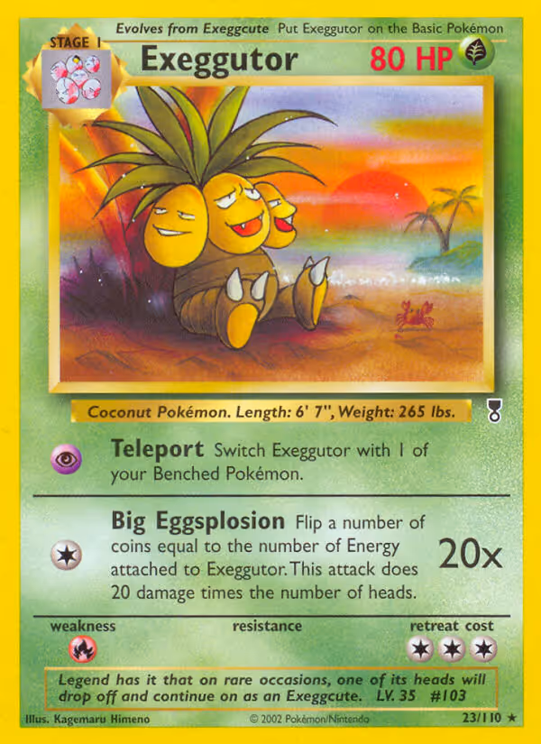 Exeggutor 23/110 Pokemon card