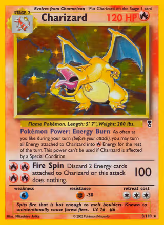Charizard Pokemon card