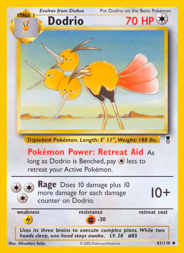 Dodrio 41/110 Pokemon card
