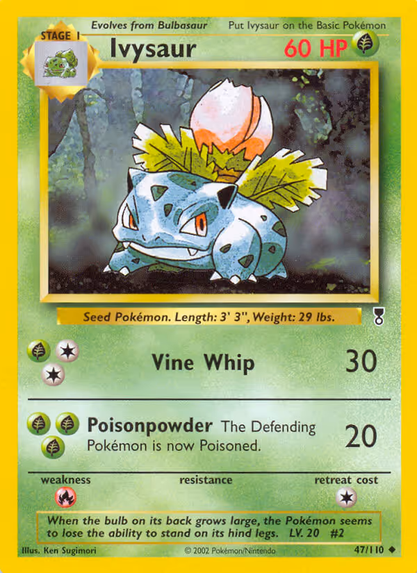 Ivysaur 47/110 Pokemon card