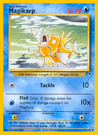 Magikarp 52/110 Pokemon card
