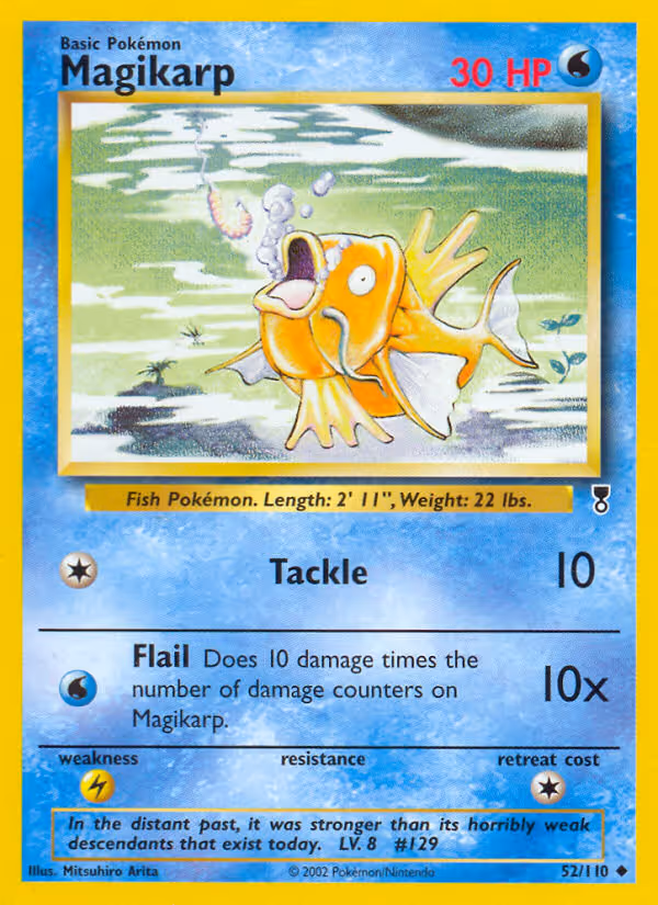 Magikarp 52/110 Pokemon card