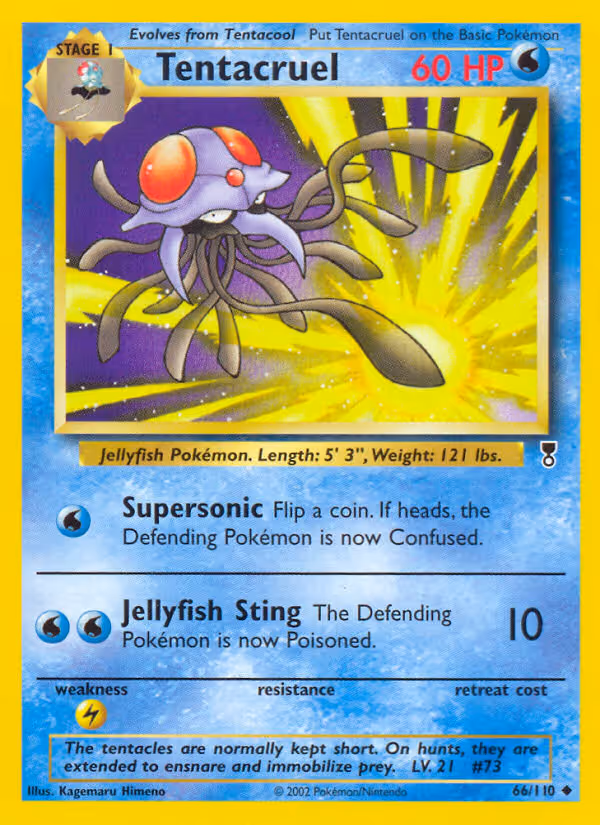 Tentacruel 66/110 Pokemon card
