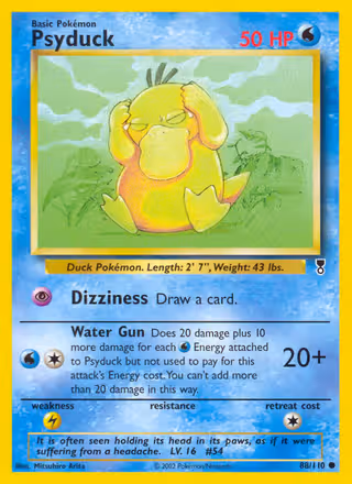 Psyduck 88/110 Pokemon card