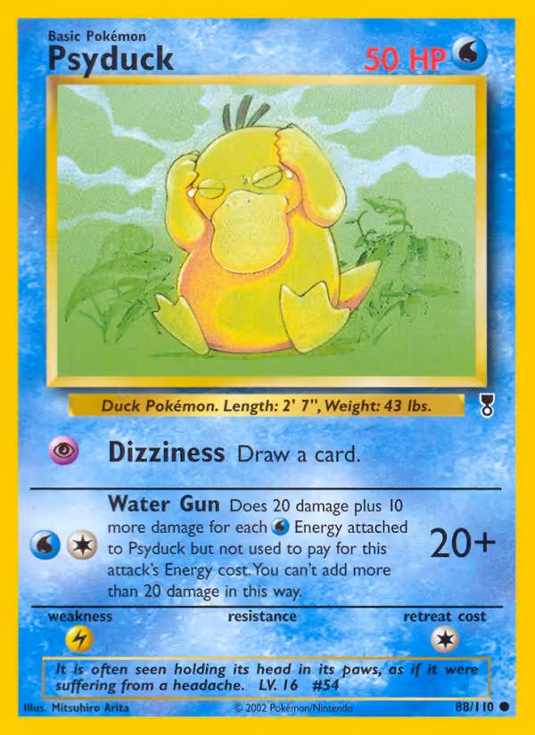 Psyduck 88/110 Pokemon card