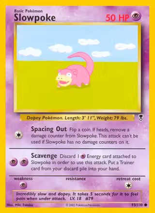 Slowpoke 93/110 Pokemon card